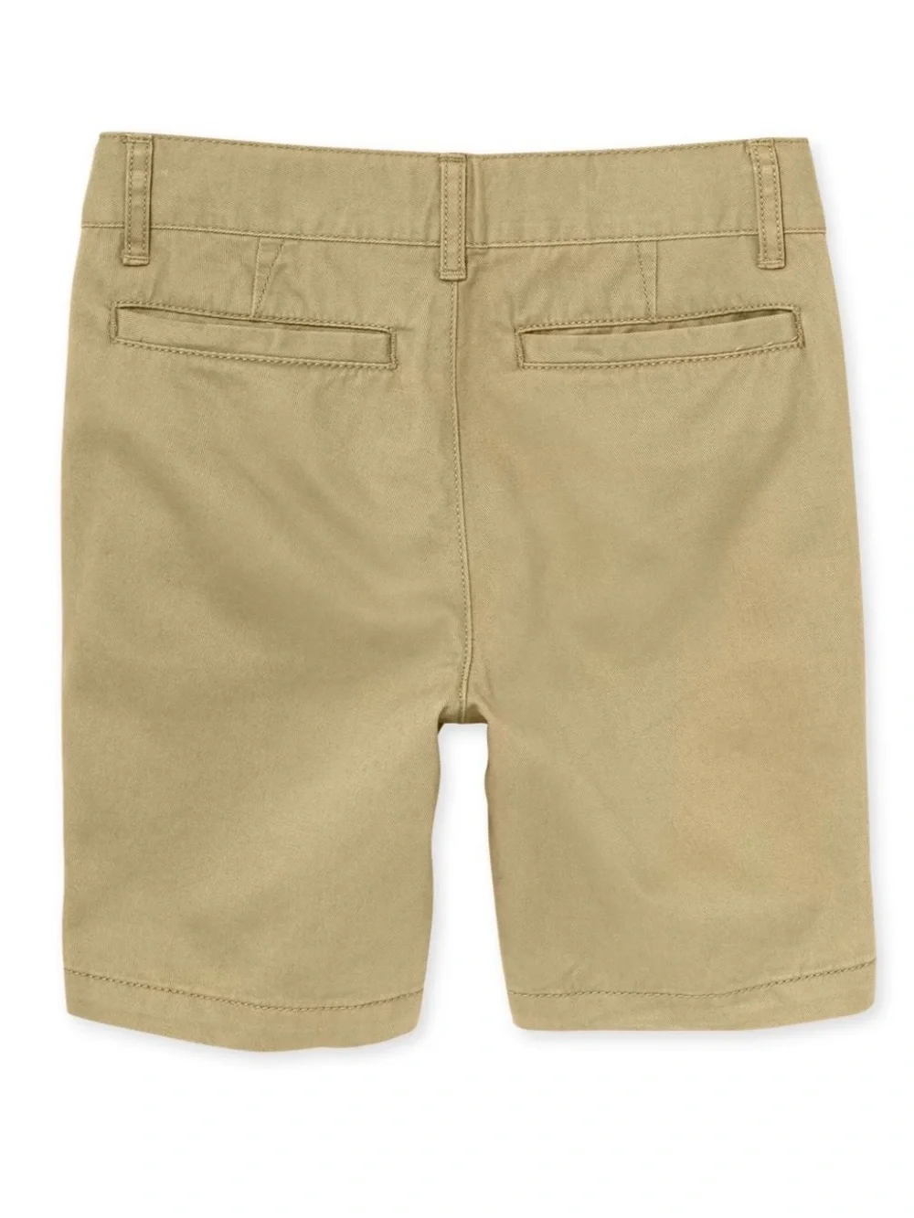 3 Pairs The Children’s Place Toddler Boys Stretch Chino Shorts - Flax/Khaki - 4T